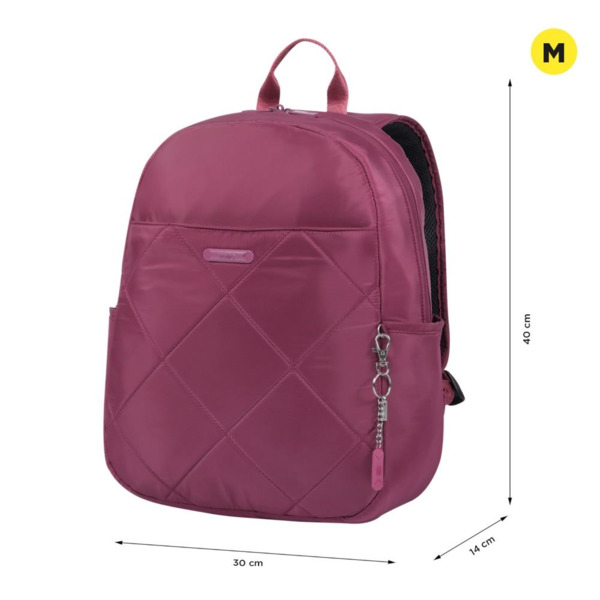 Mochila TOTTO Arlet casual para mujer Deco rose (1)