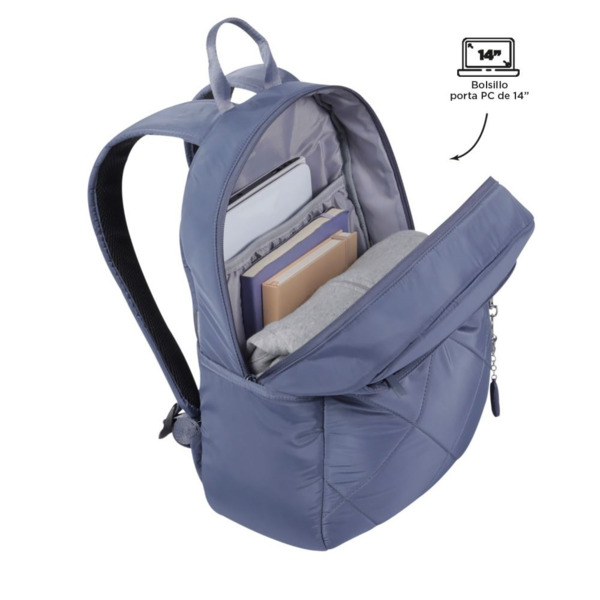 Mochila TOTTO Arlet casual para mujer Folkstone Gray (3)