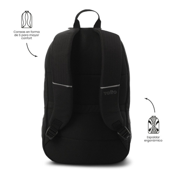 Mochila TOTTO Cambri 3.0 Negra (2)