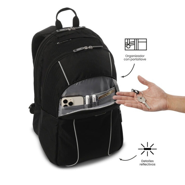 Mochila TOTTO Cambri 3.0 Negra (4)