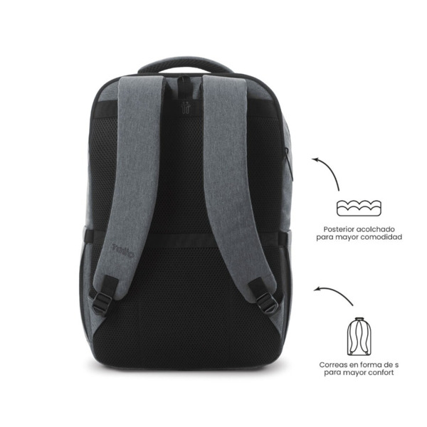 Mochila TOTTO Denver Pro L gris (2)