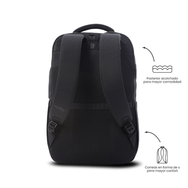 Mochila TOTTO Denver Pro L negra (2)