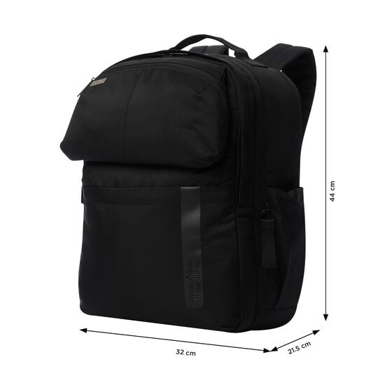 Mochila TOTTO Elan Travel negro (2)