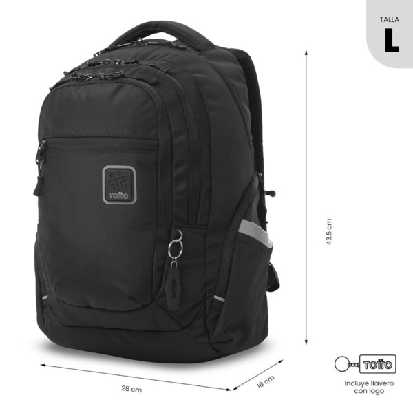 Mochila TOTTO Pc Eufrates 2.0 negra (1)