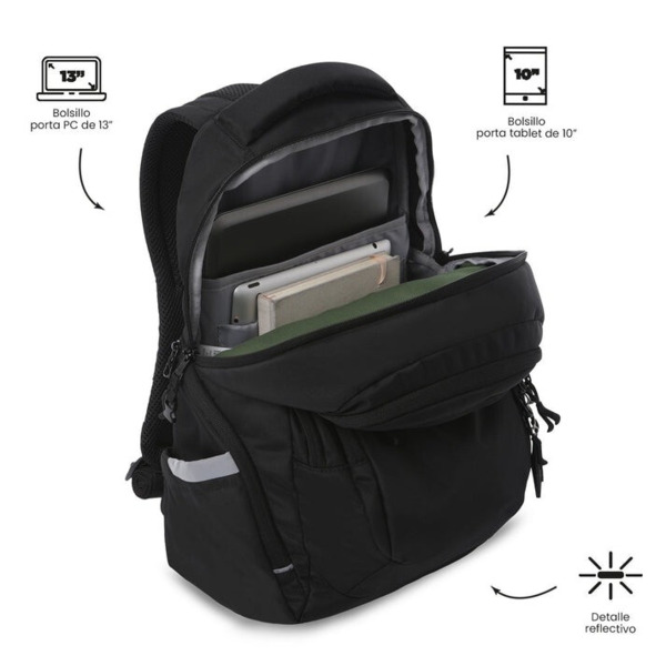 Mochila TOTTO Pc Eufrates 2.0 negra (3)