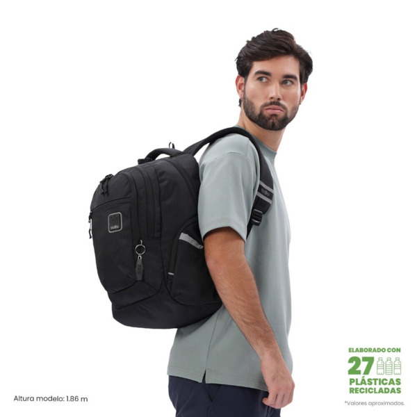 Mochila TOTTO Pc Eufrates 2.0 negra (5)