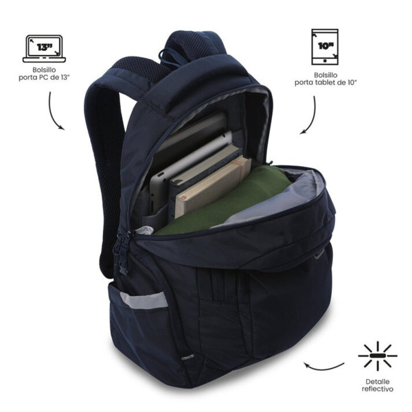 Mochila TOTTO Pc Eufrates 2.0 Salute azul (3)