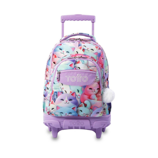 Mochila TOTTO reglones gatos
