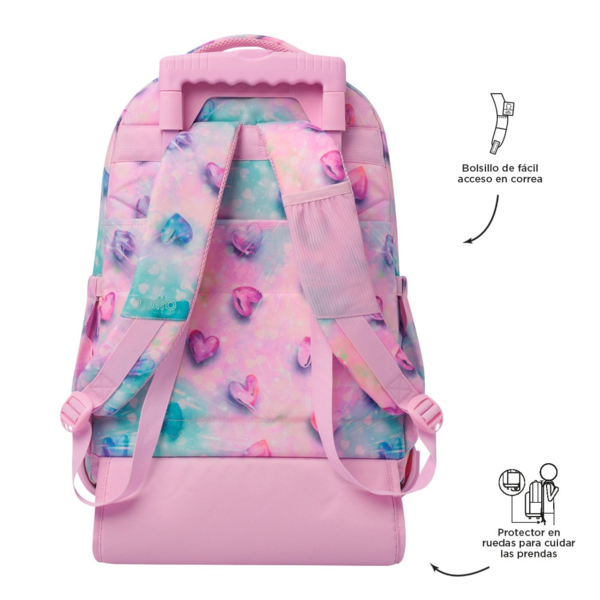 Mochila TOTTO reglones Glitter - Shiny Heart (3)
