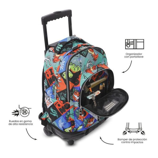 Mochila TOTTO  Renglones Dinosaurios (4)