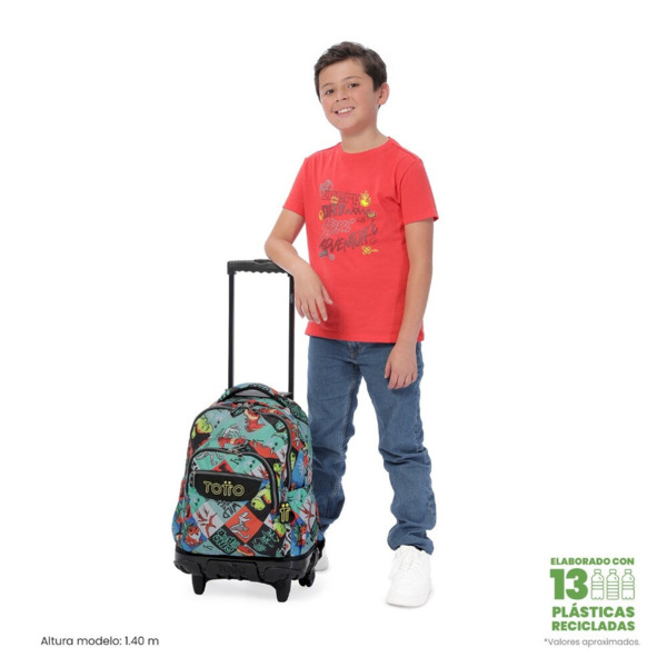 Mochila TOTTO  Renglones Dinosaurios (6)