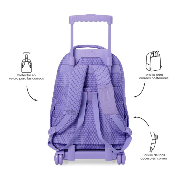 Mochila TOTTO  Renglones morado (2)