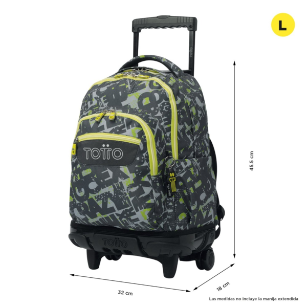 Mochila TOTTO Rue Bomper Renglones - Texgrunge (2)