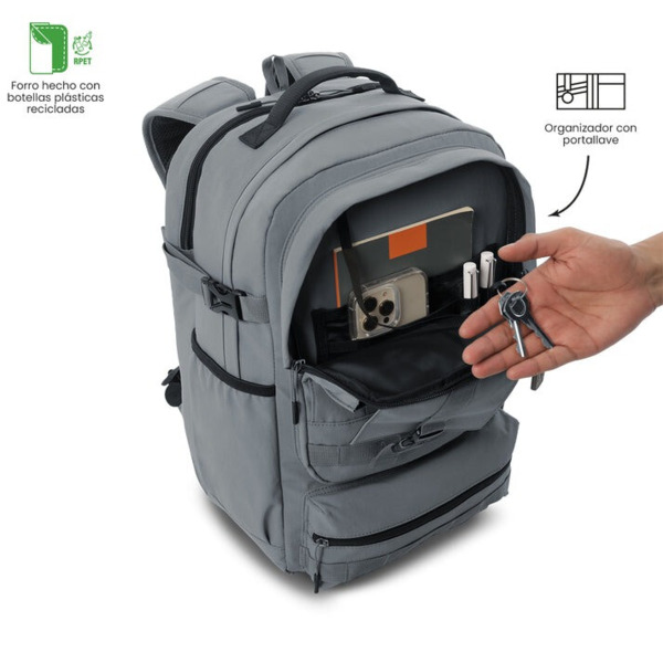 Mochila TOTTO SPA XL gris (4)