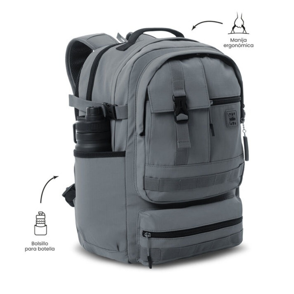 Mochila TOTTO SPA XL gris (5)