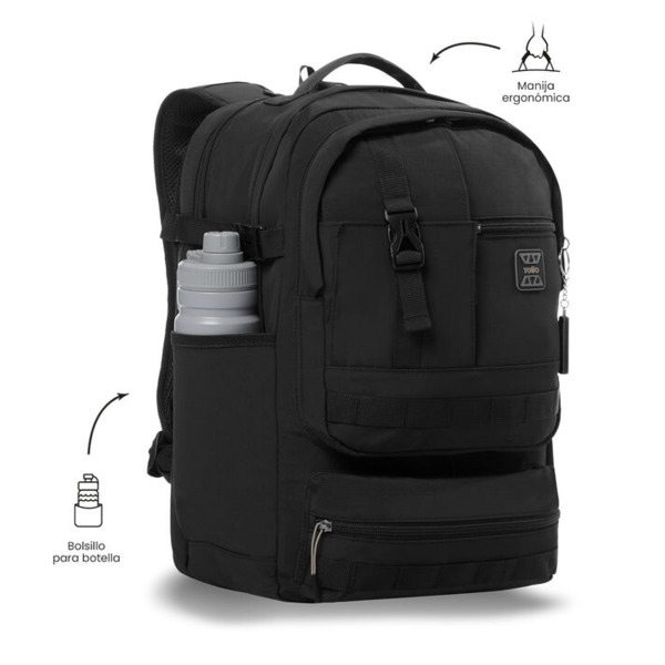 Mochila TOTTO SPA XL negra (5)