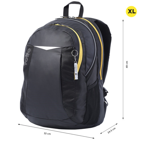 Mochila TOTTO Titanio 2.0 negro (4)