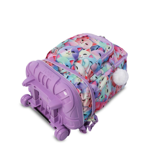 Mochila TOTTO TIZA  ruedas desmontable Menwsy 3D gatos (3)