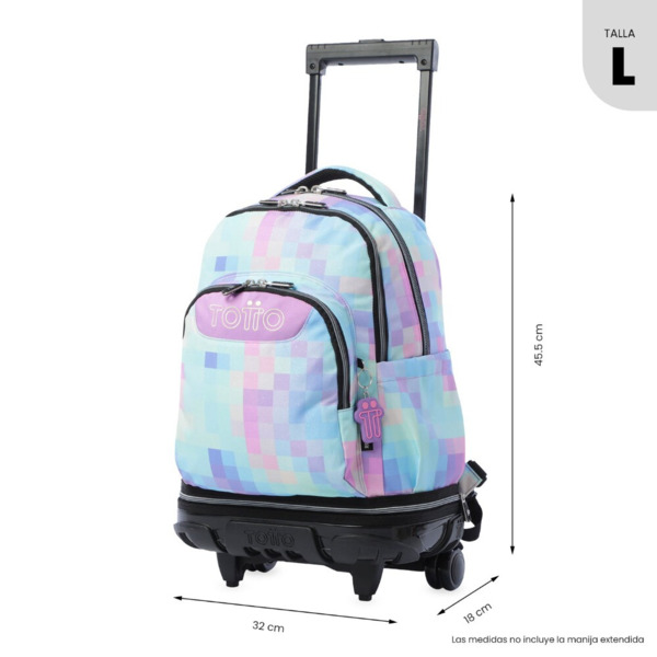 Mochila TOTTO TIZA  ruedas Desmontable Tiza (1)