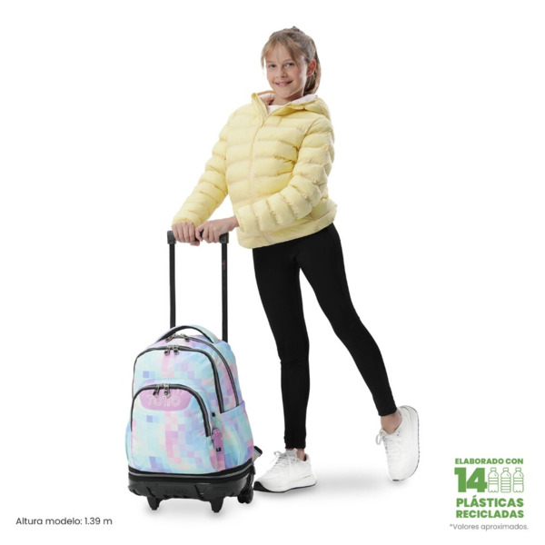 Mochila TOTTO TIZA  ruedas Desmontable Tiza (7)