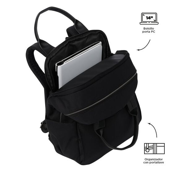Mochila Totto Toscana negra (6)