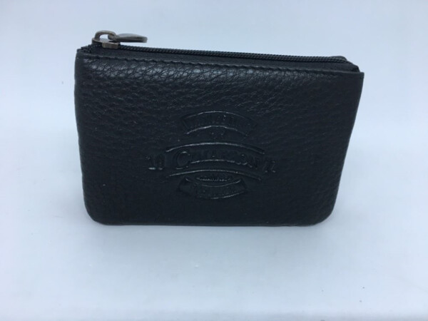 Monedero de piel CIMMARRON negro mod125