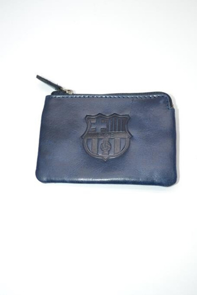 Monedero de piel FC Barcelona Escut azul
