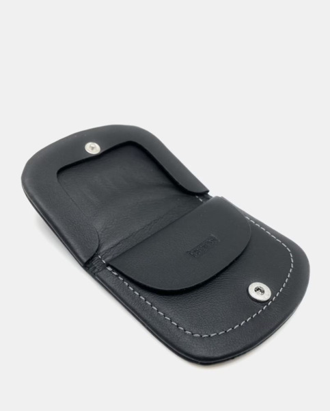 Monedero PIEL NOBLE de tacon negro (1)
