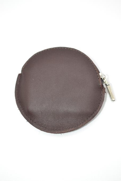 Monedero PIEL NOBLE redondo marron (1)