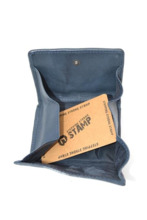 Monedero Stamp Atlas cuadrado Azul