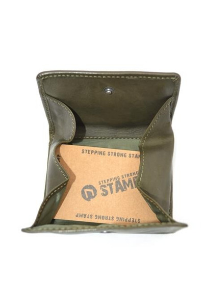Monedero Stamp Atlas cuadrado Kaki (2)