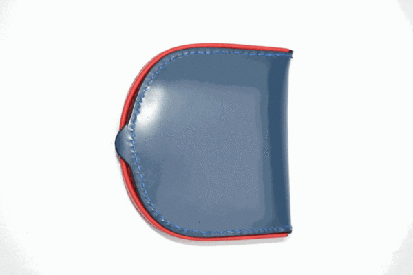 MONEDERO TACON DE PIEL UBRIQUE AZUL/ROJO (2)