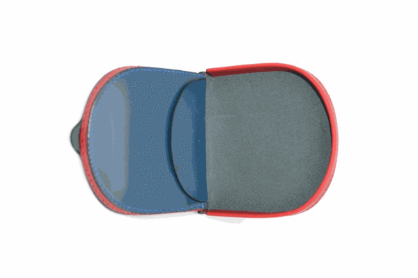 MONEDERO TACON DE PIEL UBRIQUE AZUL/ROJO (3)