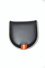 MONEDERO TACON DE PIEL UBRIQUE NEGRO