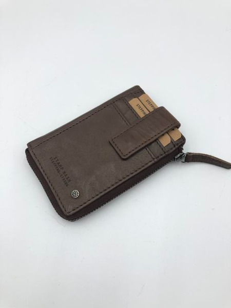 Monedero tarjetero STAMP Atlas marron (4)