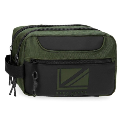 NECESER PEPE JEANS BROMLEY DOS COMPARTIMENTOS ADAPTABLE VERDE