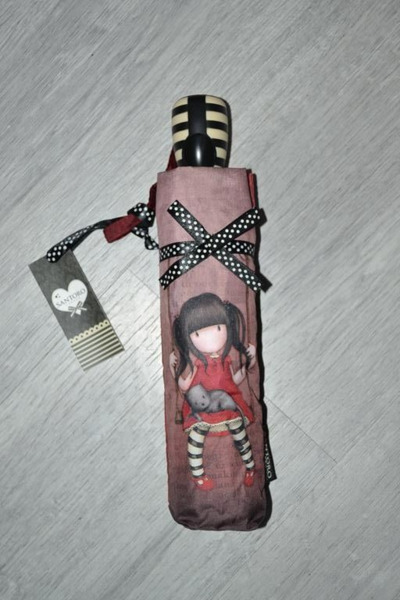 Paraguas Gorjuss plegable automatico colección Ruby (1)
