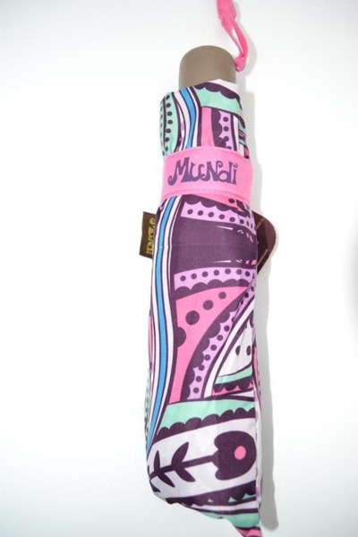 Paraguas MUNDI corto automatico rosa (1)