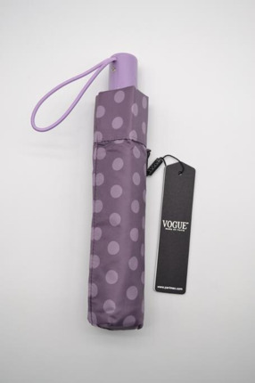 Paraguas VOGUE automatico ligero Topos morado