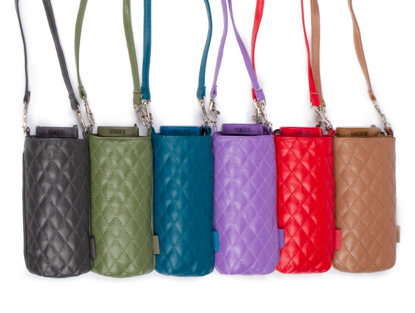 Paraguas VOGUE mini con bolsa gris (2)