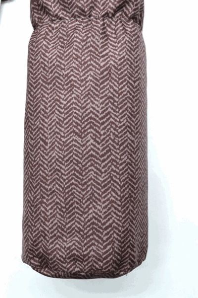 Paraguas VOGUE MINI super ligero estampado marron (3)