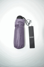 Paraguas VOGUE MINI super ligero estampado morado