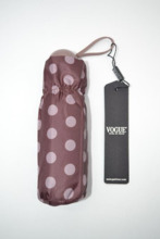 Paraguas VOGUE MINI super ligero topos marron