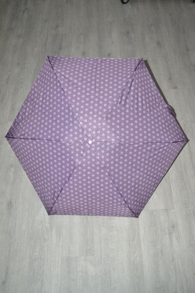 Paraguas VOGUE MINI super ligero topos morado (2)