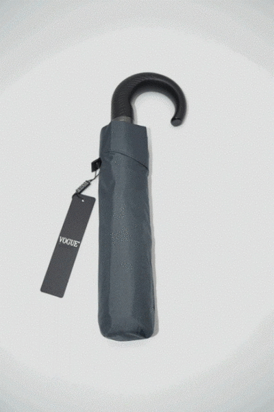 Paraguas VOGUE para hombre plegable liso automático de alta calidad verde oscuro