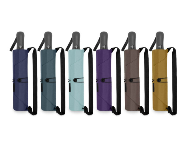 Paraguas VOGUE XXL plegable con bandolera Aqua (3)