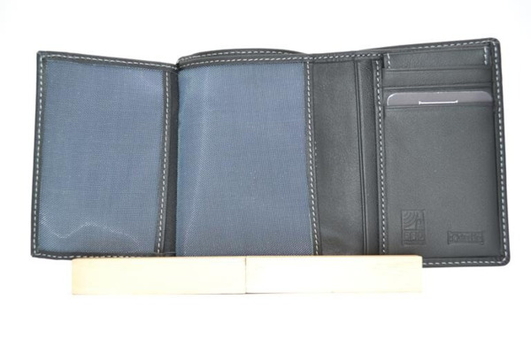 Pielnoble juego billetero y monedero 100 PE negro (7)