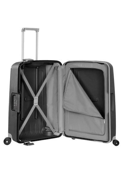 Maleta Samsonite S´CURE 69/25cm negro (1)