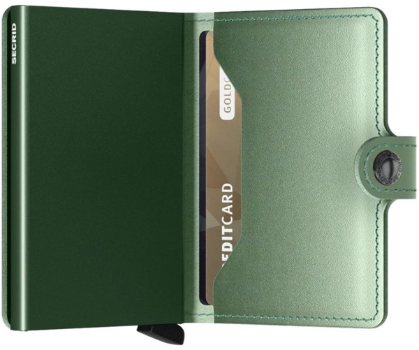 SECRID Miniwallet metallic green (2)