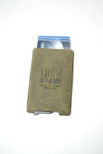 Tarjetero metalico STAMP Flash Kaki